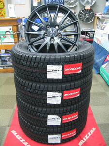 ブリヂストン 国産 スタッドレスタイヤ ブリザック DM-V3 215/70R16 215/70-16 ＆ アルミホイール 新品 4本 送料無料 デリカ D5