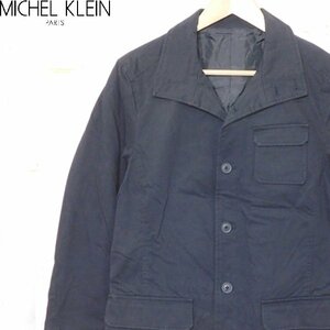 ミッシェルクランオムMK KLEIN HOMME■コットンジャケット カバーオール　メンズアウター■46■ブラック（黒）　 ※F008