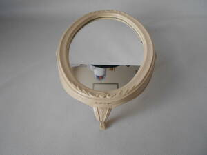 H / MENARD メナード テーブル型 ミラー 鏡 大理石 ヨーロピアン 猫脚 テーブル 非売品 中古品
