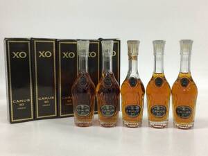 ブランデー brandy カミュ XO ロングネック ミニボトル5本セット 50ml 40% 重量番号:5(83)