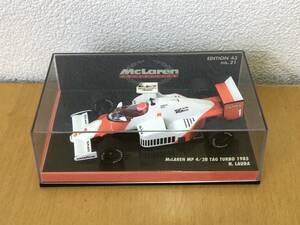 【ミニチャンプス 】● 1/43 McLaren マクラーレン MP4/2B TAG TURBO N.ＬＡＵＤＡ 1985 #1 ●