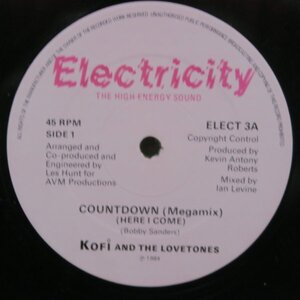 12★KOFI AND THE LOVETONES / COUNTDOWN (Hi-NRG, DISCO/UK盤)　