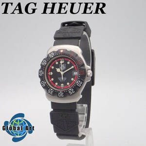 え06107【本体美品】TAG HEUER タグホイヤー/フォーミュラ1/プロフェッショナル/クオーツ/メンズ腕時計/200M/文字盤 ブラック/WA1214