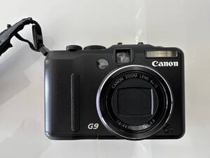 【美品】Canon PowerShot G9　コンパクトデジタルカメラ　レザーケース付き　純正バッテリーチャージャー　電源DCカプラー付き　