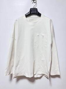 ATTACHMENT アタッチメント ポンチジャージー ストレッチカットソー 定価27,500円 2(M) 送料230円〜 長袖Tシャツ ロンT カズユキクマガイ