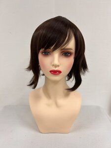 コスプレウィッグ ウィッグ 仮装 アニメ 人気 耐熱★Wigs2you C-008 ブラウン 褐色 ショートスタイル 白髪 隠す カツラ レーディス