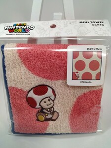 USJ マリオ　キノピオ　ミニタオル