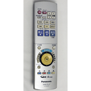 【中古】Panasonic DVDレコーダー用リモコン EUR7655Y20 [管理:1150020007]