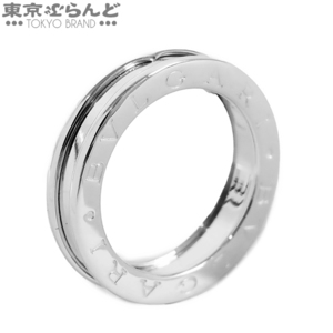 101771636 ブルガリ BVLGARI B-zero1 ビーゼロワン リング AN852423 ホワイトゴールド K18WG 10号相当 50 指輪 レディース 仕上済