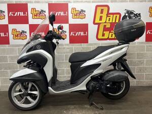 YAMAHA　ヤマハ　TRICITY125　トリシティ125　SE82J　販売証明書有り　不動　クランキング動画有り　売り切り　未整備　現状車　バンガレ