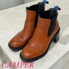 定番モデル　CAMPERサイドゴアブーツ　ライトブラウン　36  23cm