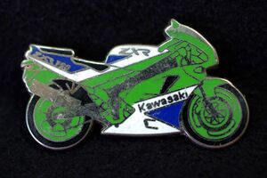 ◎ MOTO GP ピンバッジ KAWASAKI カワサキZXR750 rcitys w45mm