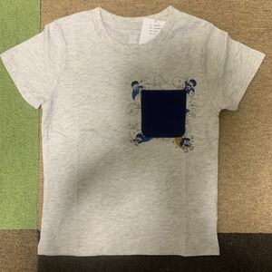 新品 グラニフ おそ松さん コラボ 半そでTシャツ サイズ 110cm ヘザーグレー 灰色 (TORA) 半袖Tシャツ Tシャツ