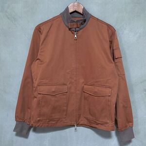 BEAMS LIGHTS ビームスライツ G8 WEP TYPE コットンツイル スタンドブルゾン ゴンズジャケット size.M ブラウン 薄手