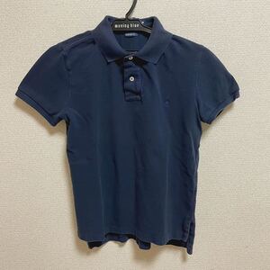 【美品】POLO RALPH LAUREN ポロ　ラルフローレン　紺　ネイビー　ロゴ　青　ブルー　ポロシャツ