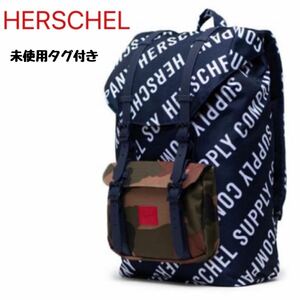 【未使用タグ付き】Herschel Supply ハーシェルサプライ　リュック　大容量　pc収納　クッション付きポケット