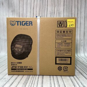 m002 E4(100) 1円～ 新品 未開封 Tiger タイガー 炊飯器 JPW-Y100-KV IH炊飯ジャー 炊きたて 極うま強火IH 5.5合炊き ブラック 黒 家電