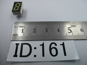 ID:161 未使用 長期保管品　7セグ黄LED LA-301YB　2個セット