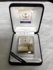 ZIPPO ジッポー オイルライター FIFAワールドカップ 日韓ワールドカップ FIFA WORLD CUP 日韓共催 限定品 未使用品　2001年製