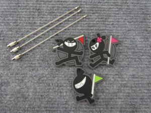 ♪新品[3001] Scotty Cameron Japan Gallery Limited Warrior Family Key Fob Set Wasabi&Ginger&Eddiemame/スコッティキャメロン