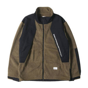 BEDWIN ベドウィン ジャケット サイズ:3 フルジップ フリースジャケット FLEECE JACKET STEVE オリーブ ブラック アウター ブルゾン