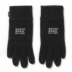 送料無料 wackomaria ワコマリア FLEECE GLOVES フリース グローブ 手袋 BLACK 黒