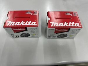 ▲新品未使用▲送料無料▲マキタ純正バッテリー箱付　２個セット　BL1860B