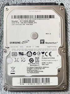 ★★ Seagate 2.5インチ ノート用HDD 1TB ハードディスク ST1000LM024 5400RPM (中古)★★