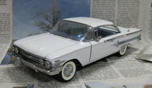 ☆激レア絶版*フランクリンミント*1/24*1960 Chevrolet Impala Sport Coupe アーミンホワイト