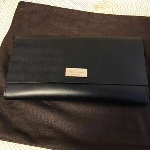 Kate spade New York レザークラッチバッグ ブラック ケイトスペード