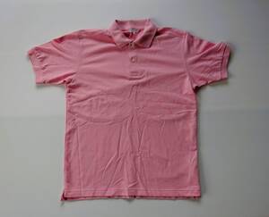 シワ有り未使用 ユニクロ ポロシャツUNIQLO DRY POLO SHIRT P!nk ピンク半袖 ドライカノコ 桃色 淡紅色