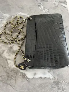 CHANEL シャネル クロコダイル ショルダーバッグ