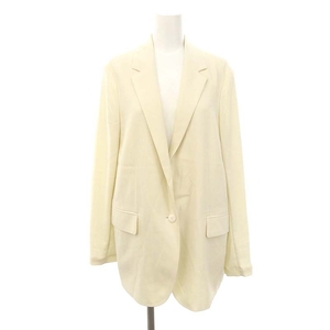 セオリー Theory 24SS Powder Crepe Casual Blazer UL テーラードジャケット シングル 0 オフホワイト /DF ■OS ■SH レディース