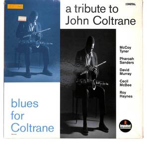 e8187/LP/米/McCoy Tyner/Pharoah Sanders/David Murray/Cecil McBee/Roy Haynes/A Tribute To John Coltrane/Blues For Coltrane