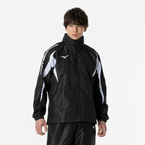 MIZUNO/ミズノ ブレスサーモ ウォーマー ウィンドブレーカー 上下セットアップ 裏地起毛 size 3XL 定価21950円 防寒 ビックサイズ ブラック