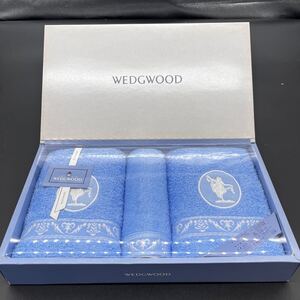 ウェッジウッド WEDGWOOD フェイスタオル ウォッシュタオル ブルー　ギフト