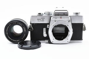 [美品] Minolta ミノルタ SRT Super SLR Film Camera MC Rokkor-PF 50mm F/1.7 JAPAN 2256366