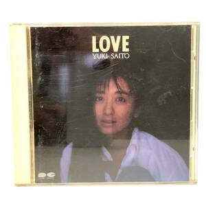 LOVE - YUKI SAITO アルバム 全11曲 斉藤由貴 CD ポニーキャニオン 当時物 邦楽 1991 山口美央子 MAYUMI 柿原朱美 崎谷健次郎 10th 昭和