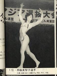 月刊ボディビルディング1982年7月号　ボディビル　本　雑誌　古本　筋トレ　筋肉　昭和　トレーニング　筋力　ヤマサキ運動用具製作所