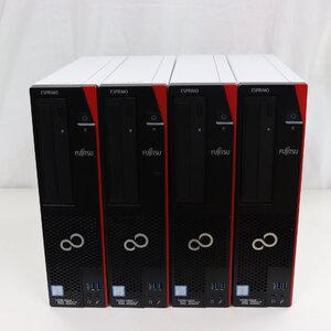 【中古】4台セット FUJITSU ESPRIMO D588/BX /CPU i3-9100 CPU@3.60GHz/メモリ8GB