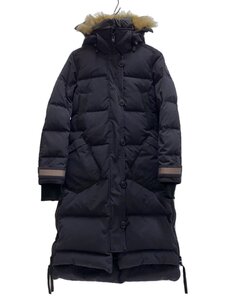 CANADA GOOSE◆20AW/ALDRIDGE/ロングダウンジャケット/S/ポリエステル/NVY/スリット/リフレクター/