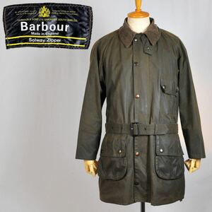 軍支給品/ミントコンディション/ Vintage Barbour SOLWAY ZIPPER/ヴィンテージ バブアー ソルウェイジッパー/C40/1クレスト/YKK棒ジップ