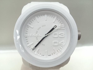 【DIESEL】DZ-1436 腕時計 クォーツ 5BAR ホワイト メンズ 中古