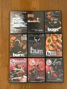 burn. ダーツ DVD 全9枚 ＋ おまけ2枚 11枚セット スーパーダーツ DARTS 廃盤品多数