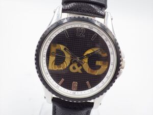 355591/④【1円スタート】Dolce&Gabbana ドルチェ&ガッパーナ 稼動品 ドルガバ セストリール メンズ 時計 クオーツ ケース43mm