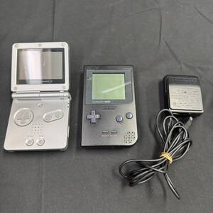 25札/C003360-1/YK3000/B021-143/　２点まとめ　Nintendo　GAME BOY ADVANCE SP　AGS-001　/　GAME BOY pocket　MGB-001