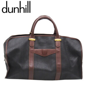 ダンヒル ボストンバッグ トラベルバッグ 旅行用バッグ メンズ ヘリンボーン dunhill 中古