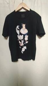 ★カールヘルムkarl helmutプリントTシャツ黒正規品日本製サイズM★