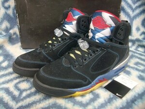 NIKE AIR JORDAN 5 SIXTY PLUS 31cm US13 黒赤 極美品 NBA エア ジョーダン ５ Ⅴ シカゴ ブルズ Chicago Bulls シックスティプラス