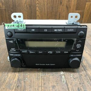 AV4-661 激安 カーステレオ MAZDA マツダ FMS audio 14790149 L165 66 AS0 FM/AM Multi-Function Audio System 通電未確認 ジャンク